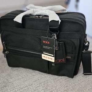 TUMI Black Laptop Bag